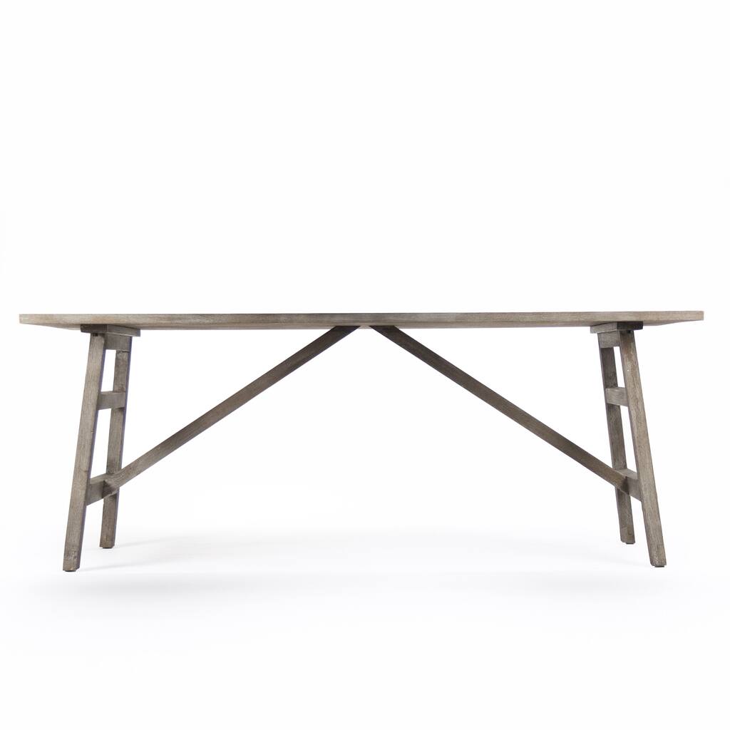 Limed Grey Oak Dining Table