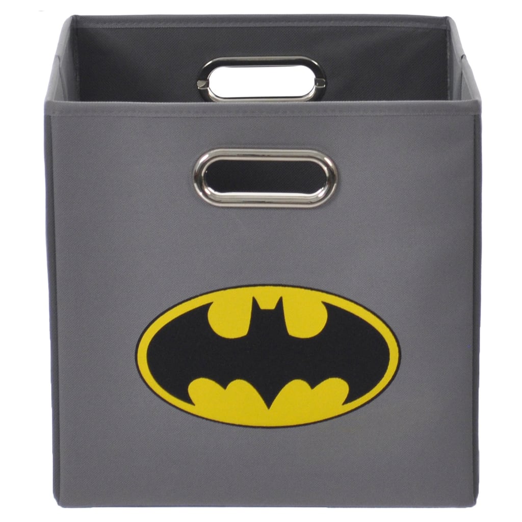 Batman Logo Grey Folding Storage Bin
