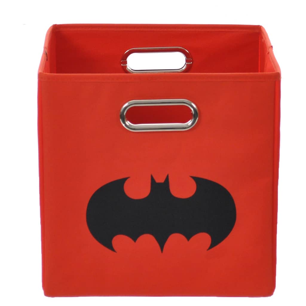 Batman Shield Red Folding Storage Bin