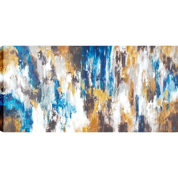 Shop Abstract Vibration 30inch x 60inch Oil Wall Art On Sale Free