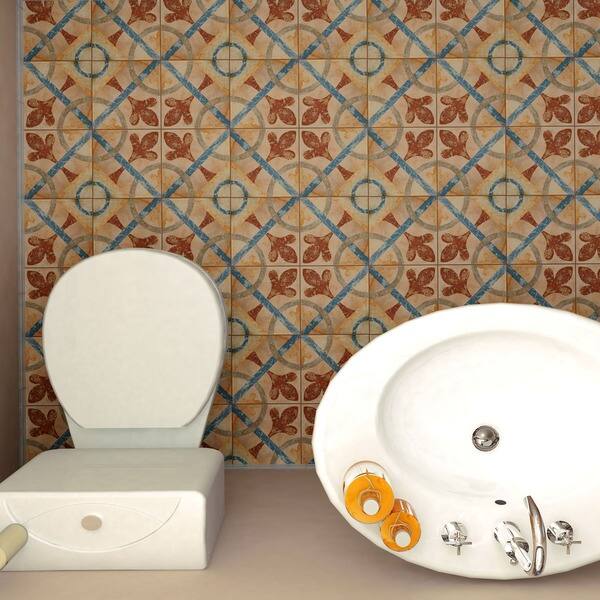 Somertile 8 75x8 75 Inch Americana Cleveland Porcelain Floor Americana Cleveland Porcelain Floor