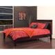 preview thumbnail 1 of 0, Square Cutout Platform Bed in Espresso California King