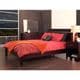 preview thumbnail 2 of 0, Square Cutout Platform Bed in Espresso