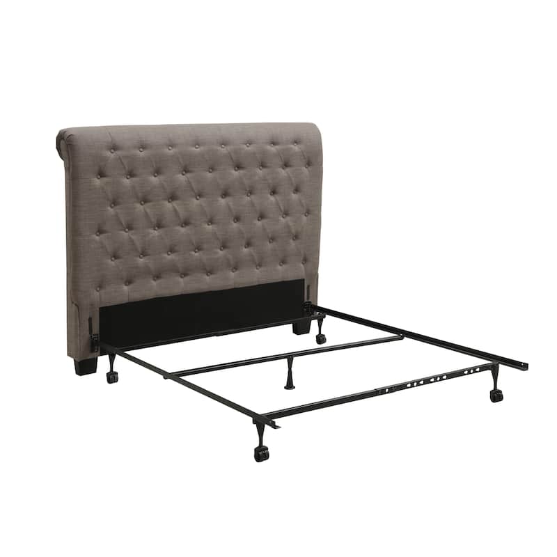 Royal Queen-size Tufted Linen Headboard