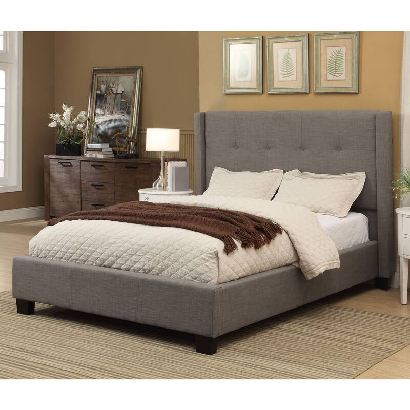 Madeleine Wingback Platform Bed