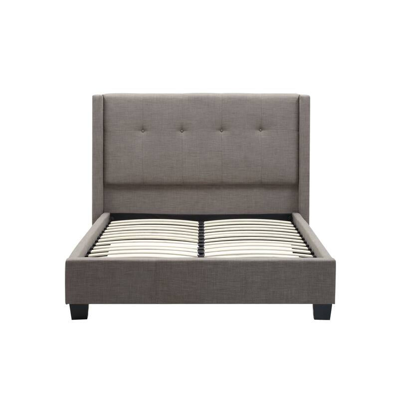 Madeleine Wingback Platform Bed
