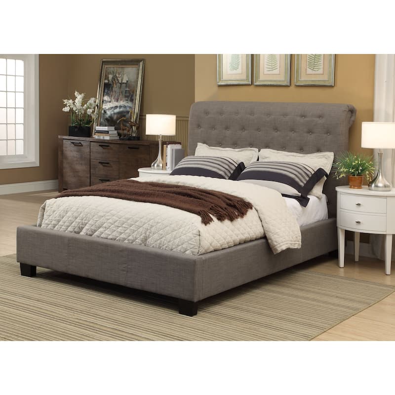 Royal Tufted Platform Bed