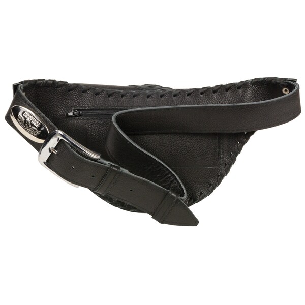 leather hip pouch