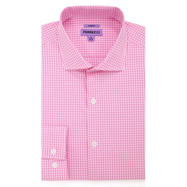 white and pink dress shirt