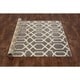 preview thumbnail 3 of 26, World Rug Gallery Contemporary Trellis Design Soft Indoor Area Rug