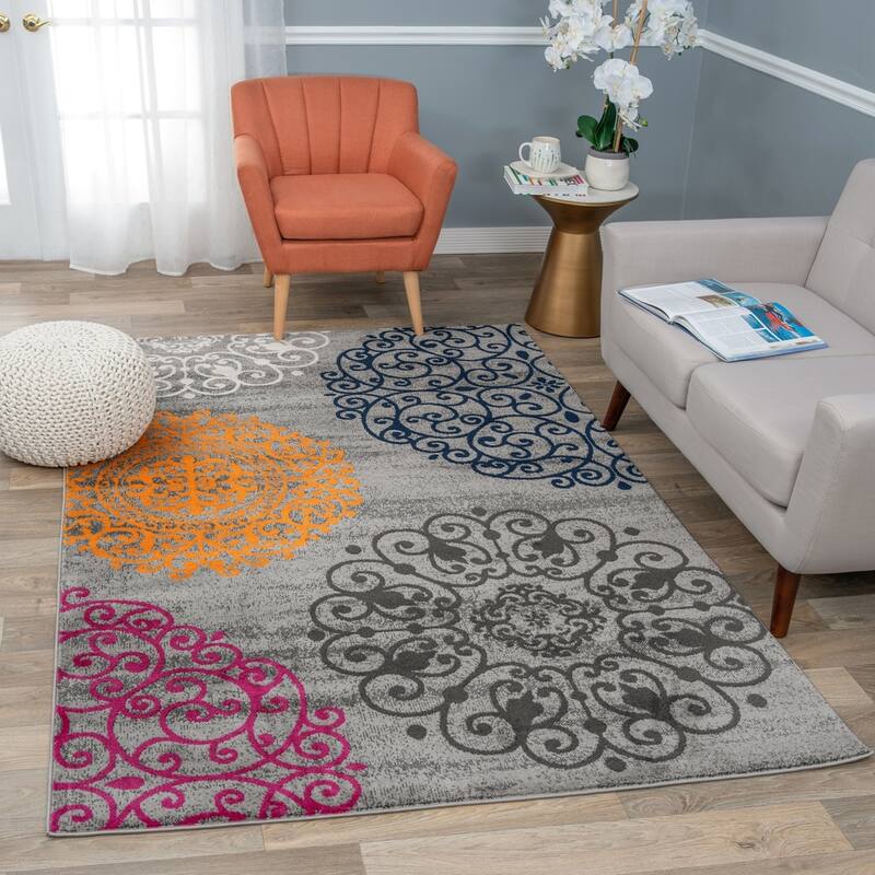 World Rug Gallery Floral Area Rug
