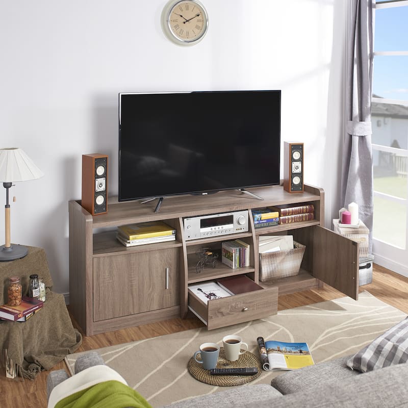 Furniture of America Zove 63-inch Multi-functional Storage TV Console