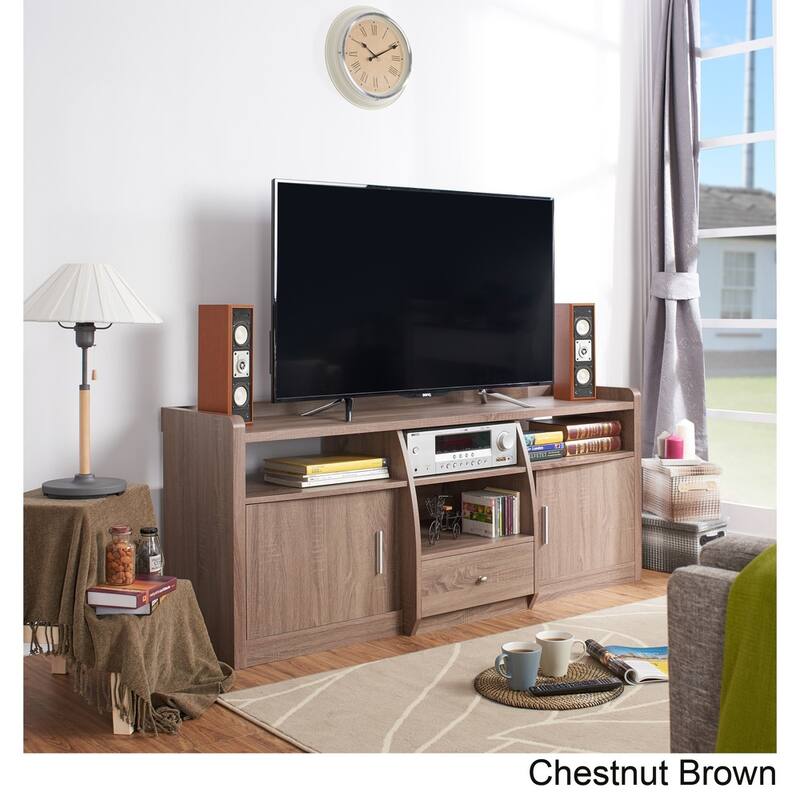 Furniture of America Zove 63-inch Multi-functional Storage TV Console