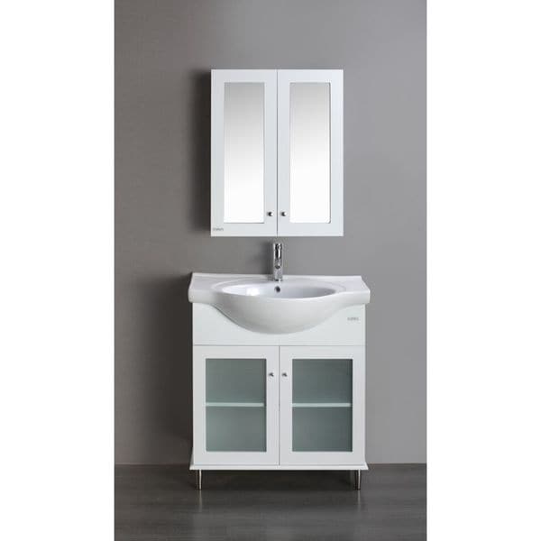 eviva tux 24-inch bathroom vanity white - free shipping today eviva tux 24-inch bathroom vanity white - free shipping today