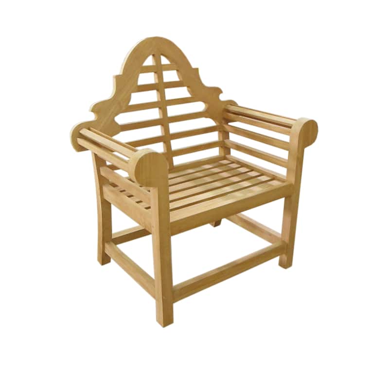 Handmade D-Art Teak Lutyen Arm Chair (Indonesia)