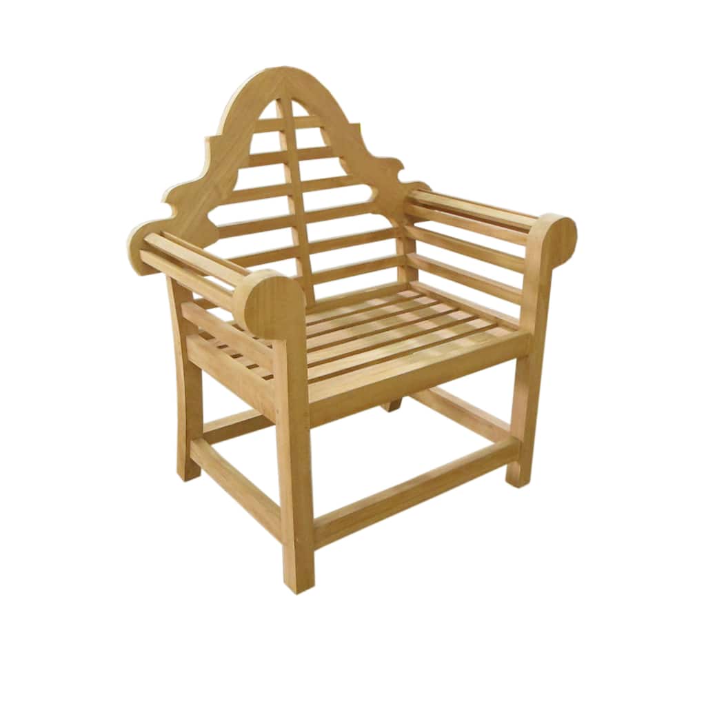 Handmade D-Art Teak Lutyen Arm Chair (Indonesia)