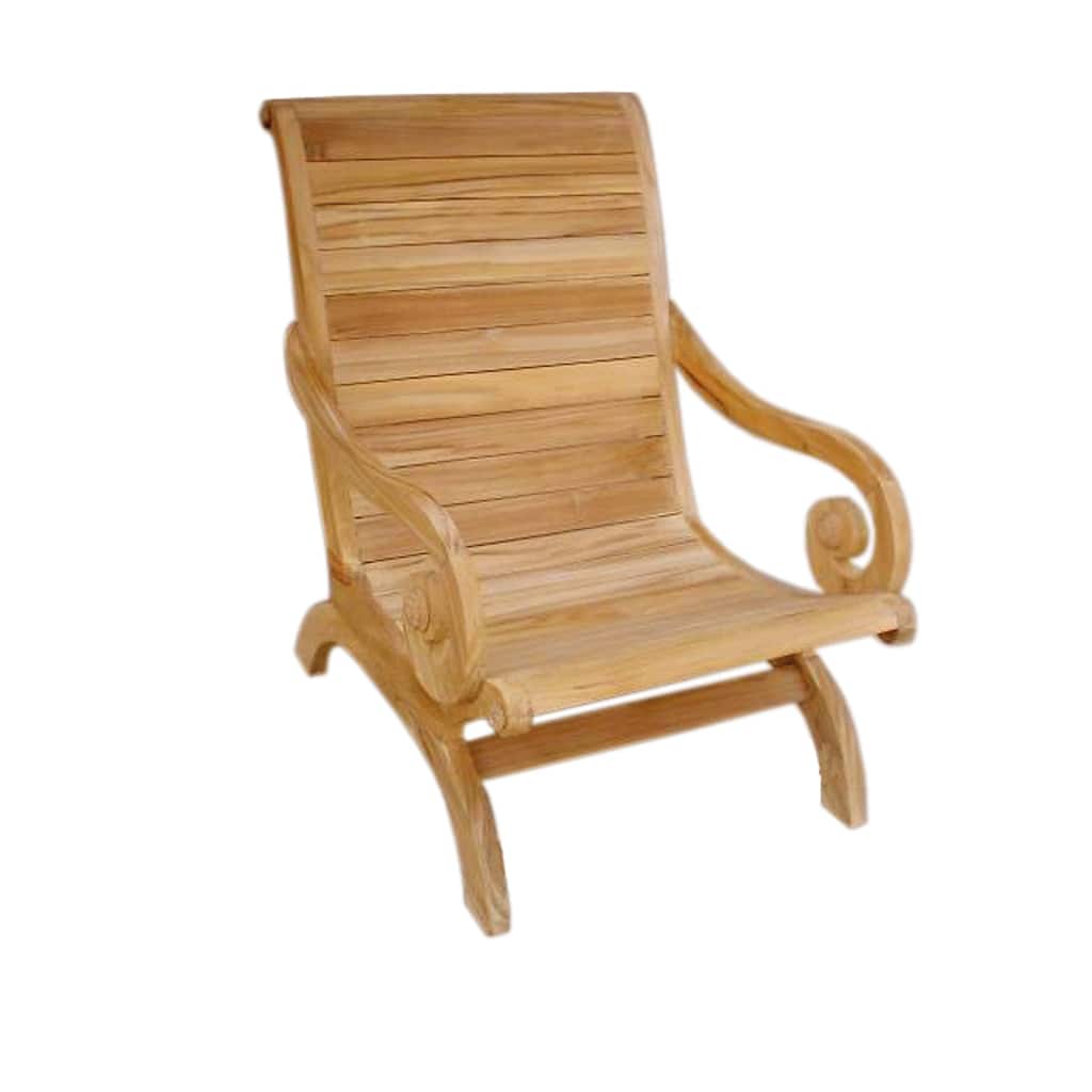 Handmade D-Art Teak Lazy Chair (Indonesia)