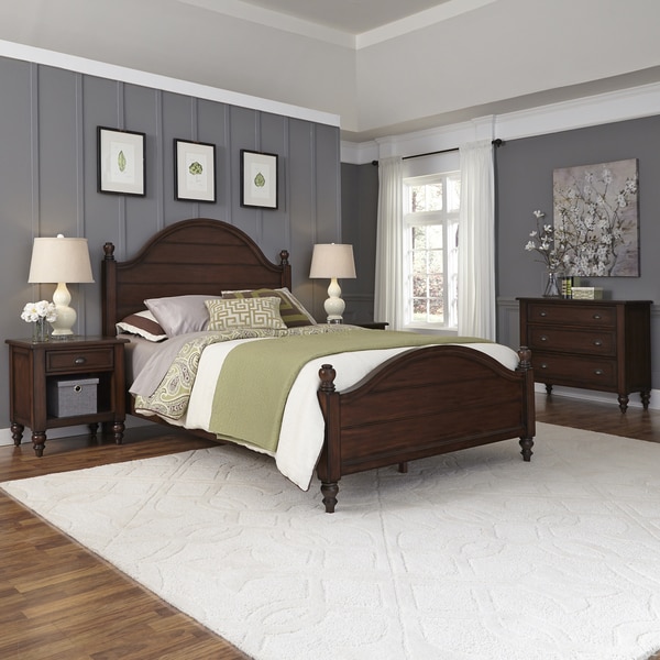 Shop Country Comfort Bed, Two Night Stands, and Chest by Home Styles