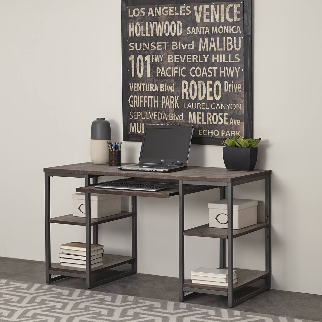 Barnside Metro Pedestal Desk by Home Styles