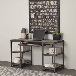 Carbon Loft Grandin Entertainment Console Free Shipping Today The Barnside Metro Pedestal Desk By Home Styles Exhibits An Alluring Ized Design That Displays Mixed