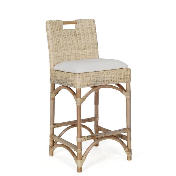 Waterbury Casual Off-White Textured Bar Stool - Overstock ...