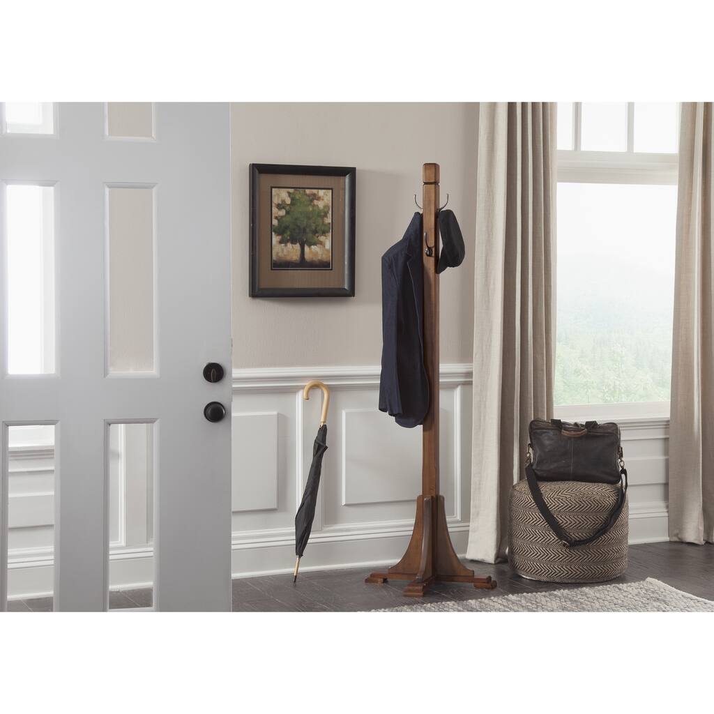 Liberty Hearthstone Rustic Oak Hat Rack