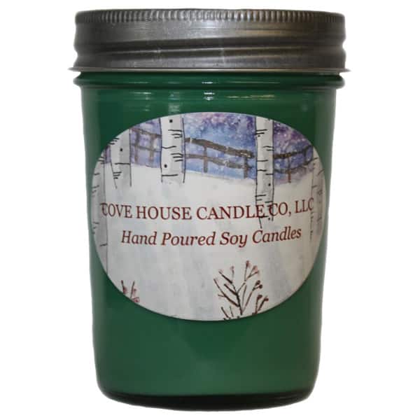 Scented Green 8 oz. Jelly Jar Soy Candle