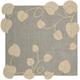 preview thumbnail 1 of 1, Nourison Silhouette SIL04 Area Rug 7'9" Square - Light Blue - Square