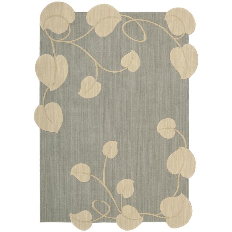 Nourison Silhouette SIL04 Area Rug - 4'6" x 6'6" - Light Blue - Rectangle