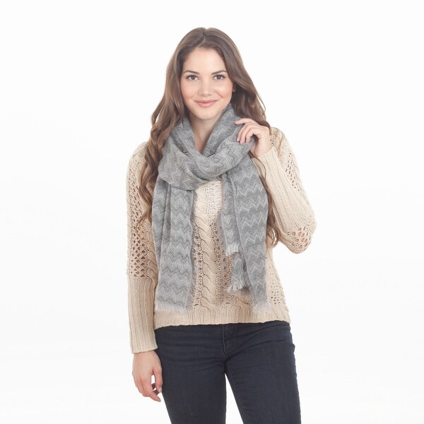 Chevron Design Shawl. Opens flyout.