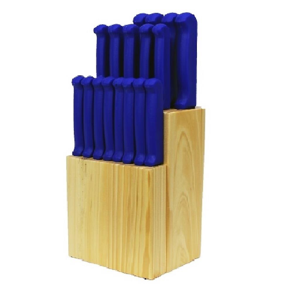 Quikut Homebasics 20-piece Blue Cutlery Set