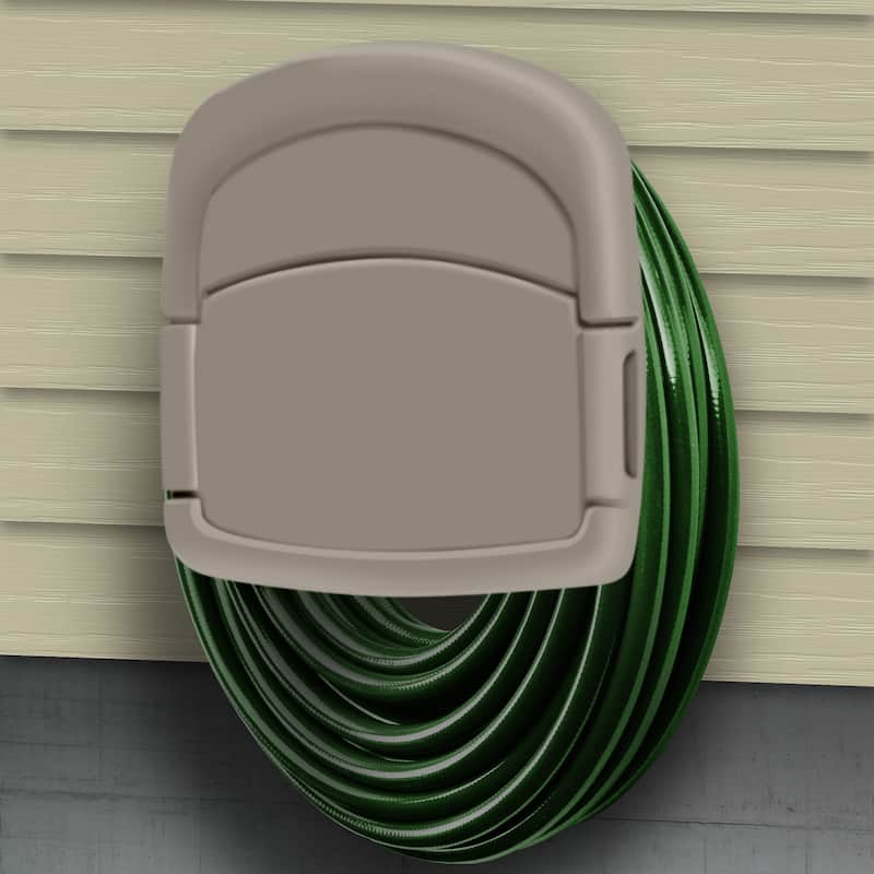 Wall Mounted Garden Hose Storage Caddy by Sto-Away - 14 x 12.5 x 5.75