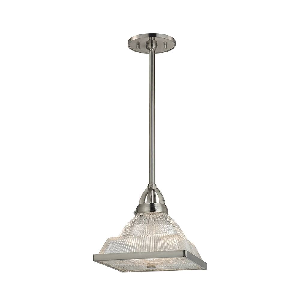 Hudson Valley Harriman 1-light Satin Nickel Pendant