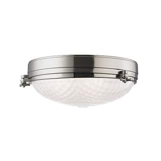 Hudson Valley Lighting Flush Mount Clearance Clearance Hudson Valley Belmont 3 Light Satin Nickel Flush Mount