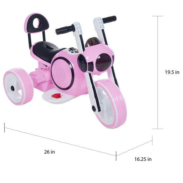 pink 3 wheel motorcycle