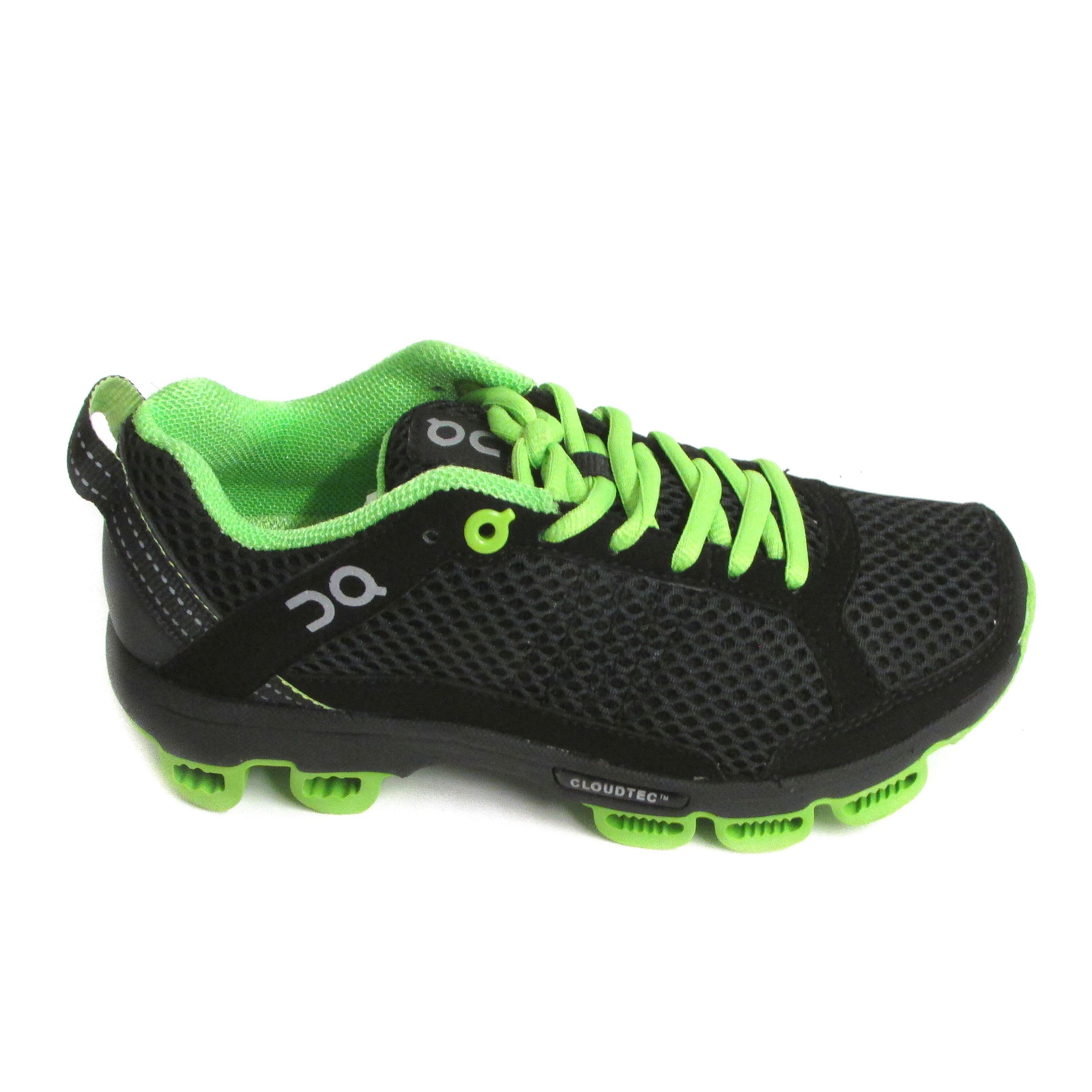 Black/ Lime Running Shoes - Overstock 