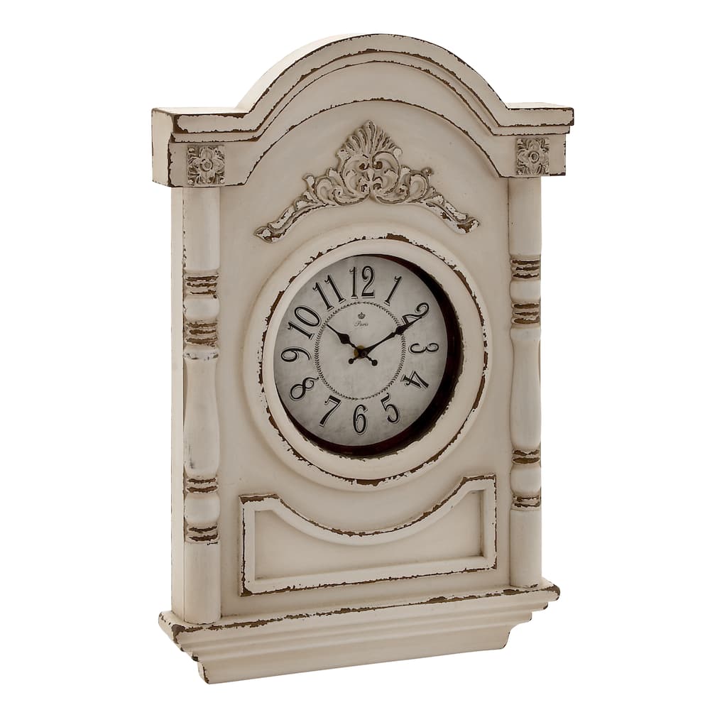 Embossed Acanthus Wall Clock