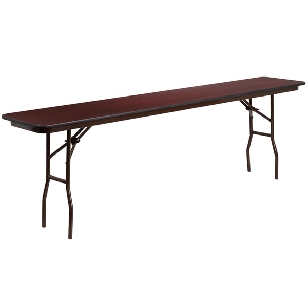 96-inch Rectangular High Pressure Laminate Folding Training Table