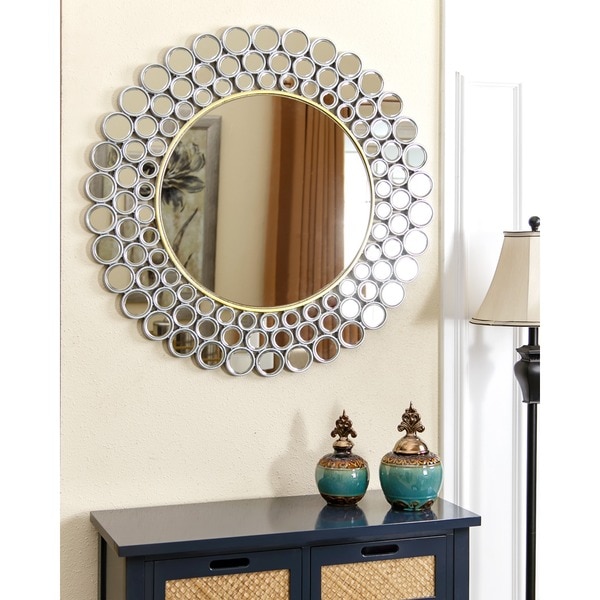 ABBYSON LIVING Wilshire Round Wall Mirror   17683340  