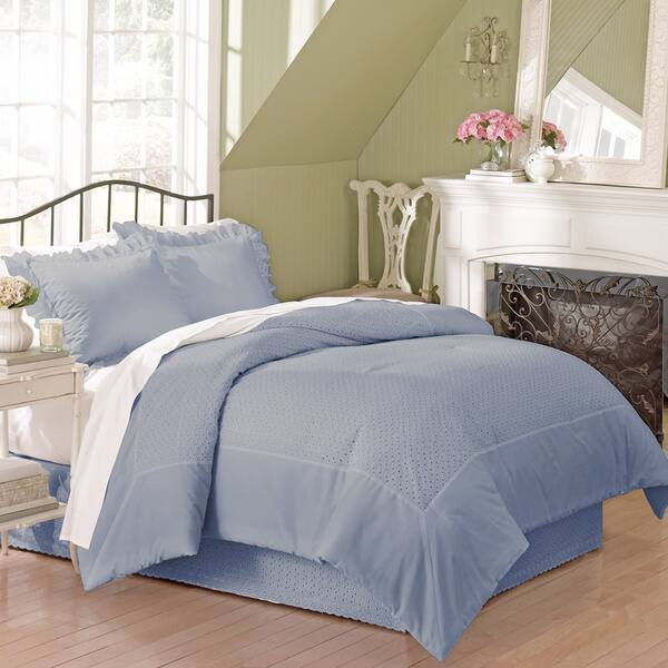 Shop Vienna Eyelet Comforter Free Shipping Today Overstock