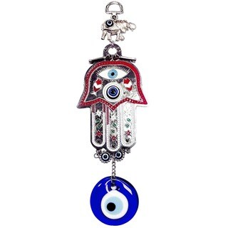 Seven Elephants Evil Eye Wall Art - 17683783 - Overstock.com Shopping ...