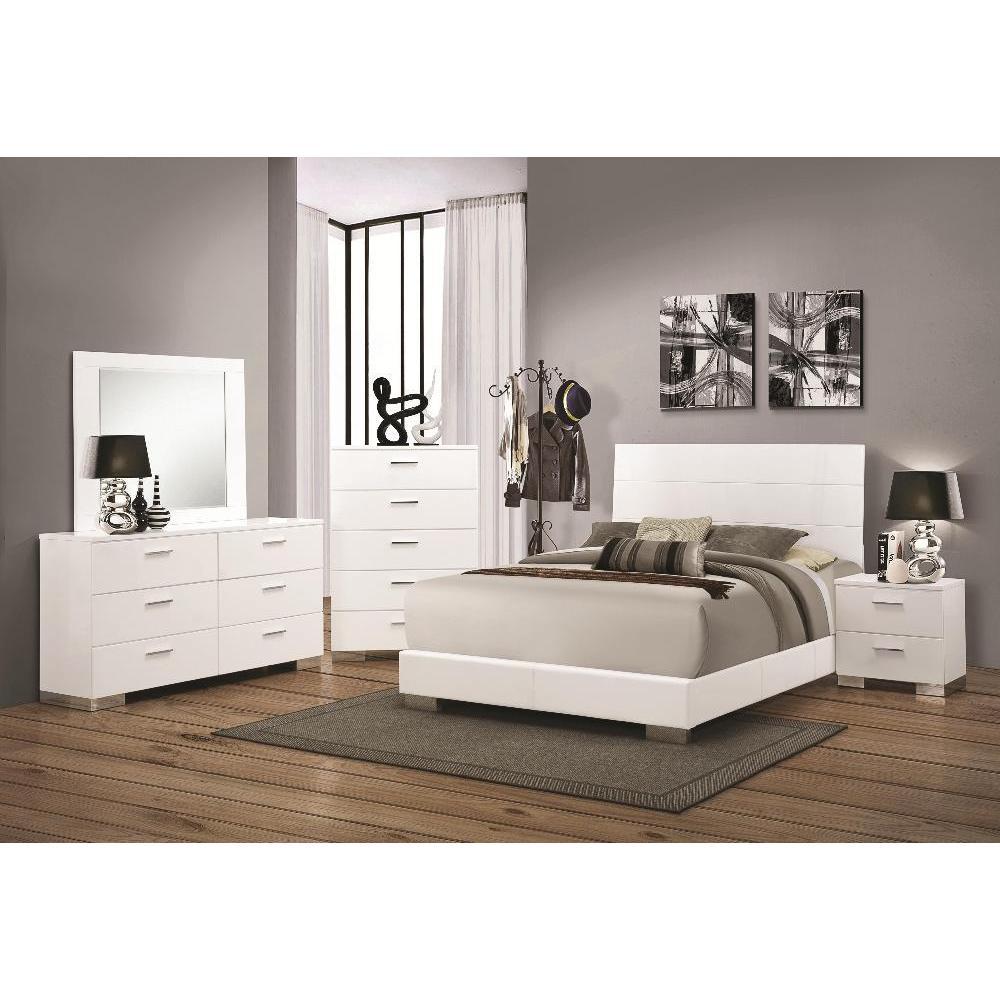 Strick Boltonstrick Bolton Nash 6 Piece White Bedroom Set Eastern King Dailymail