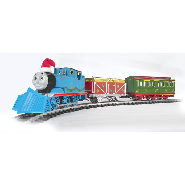 Shop Bachmann Trains Thomas Friends Thomas Christmas Delivery Large G Scale Ready To Run Electric Train Set Overstock 10612913