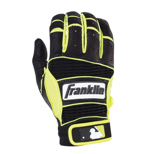 Shop Franklin Sports Neo Classic II Batting Glove Black/Optic Yellow ...