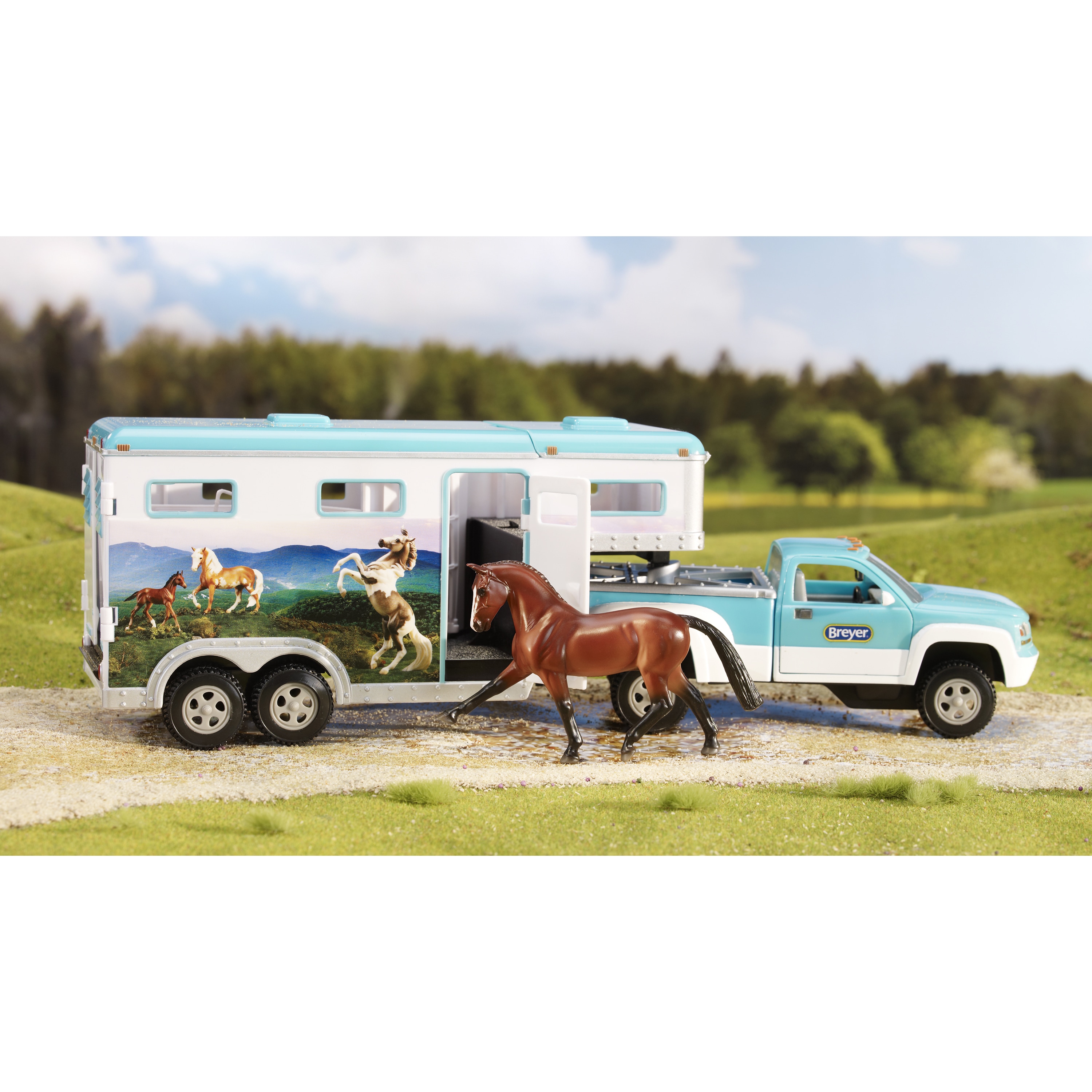 breyer stablemates truck and gooseneck trailer