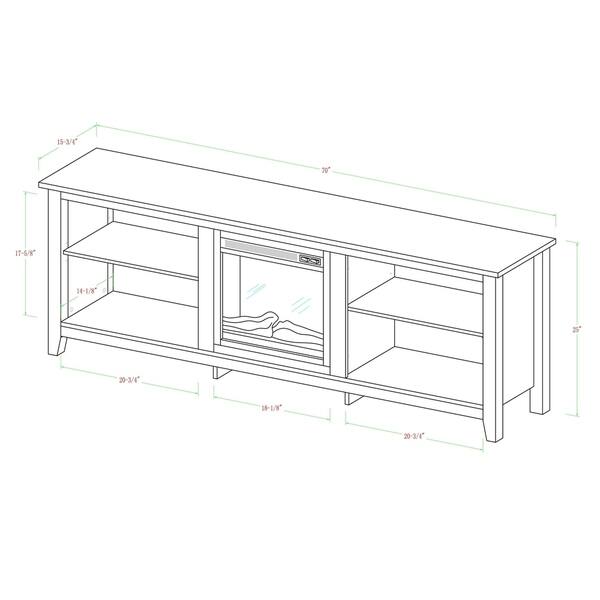 Shop Middlebrook Designs 70 Inch Fireplace Tv Stand Console