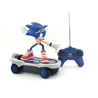 Shop Remote Control Sonic Free Riders Sonic The Hedgehog Rc Skateboard Overstock 10613347