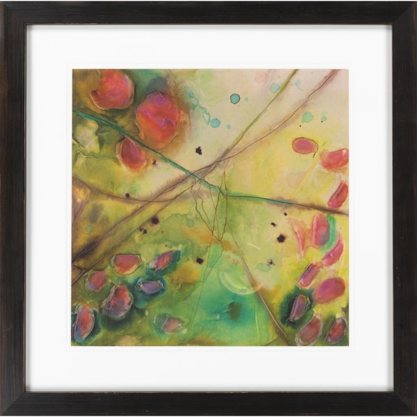 Abstract Alayna Square Framed Giclee on Paper 27" x 27"