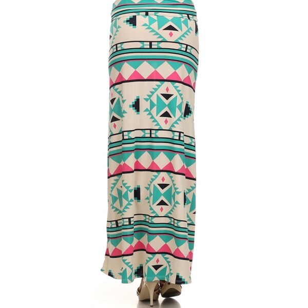 aztec maxi skirt