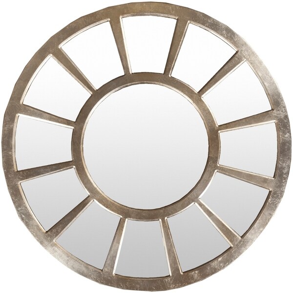 Decorative Paulie Gilded Finish Accent Mirror - 47" x 47" - Gold - 47" x 47"